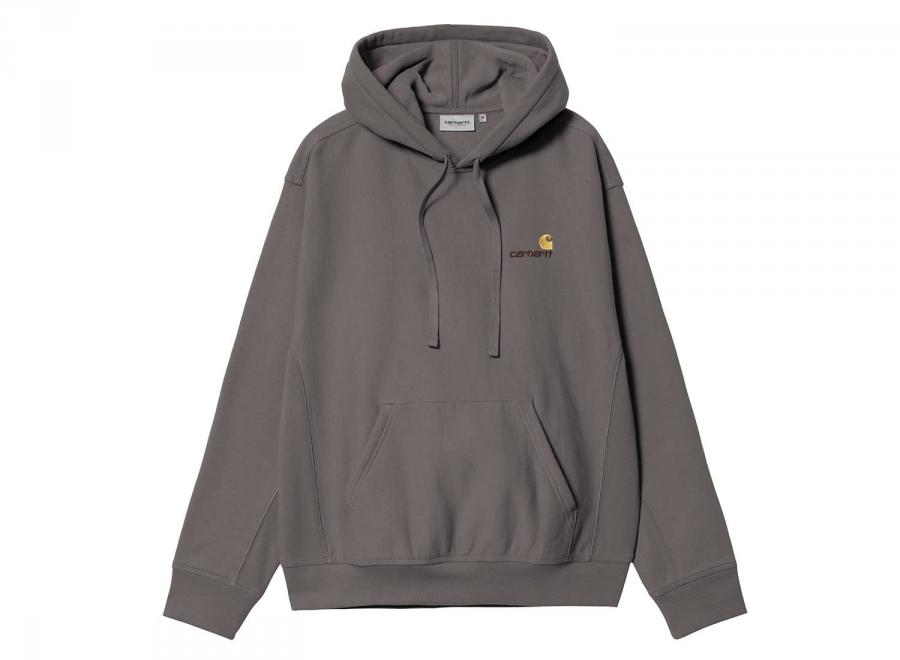 Carhartt WIP Hooded American Script Sweat Porphyry I028279_33C_XX_03 - Carhartt Wip