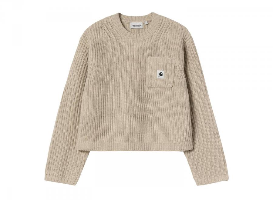 Carhartt WIP Femme Mira Sweater Fleur De Sel I035382_2LP_XX_03 - Carhartt Wip