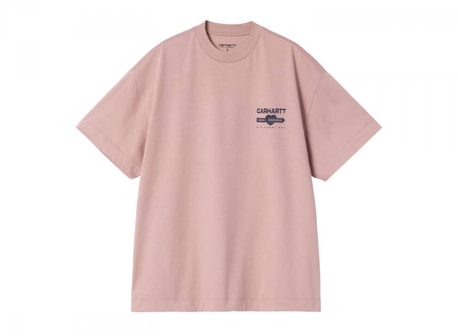 Carhartt WIP Femme Modal Tshirt Glassy Pink I035505_1NJ_XX_03 - Carhartt Wip