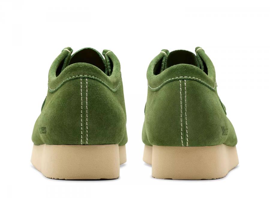 Clarks Wallabee 2604 Green Suede 26182222 - Clarks