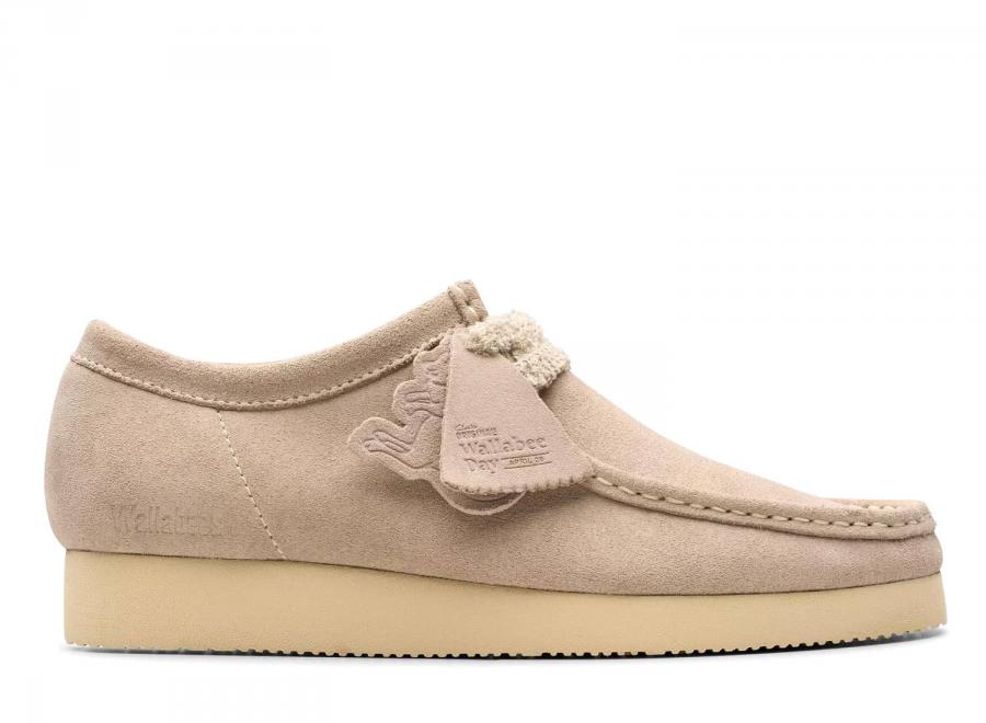 Clarks Wallabee 2604 Sand Suede 26182221 - Clarks