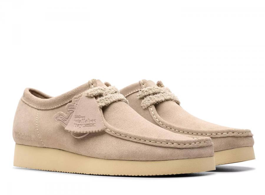 Clarks Wallabee 2604 Sand Suede 26182221 - Clarks