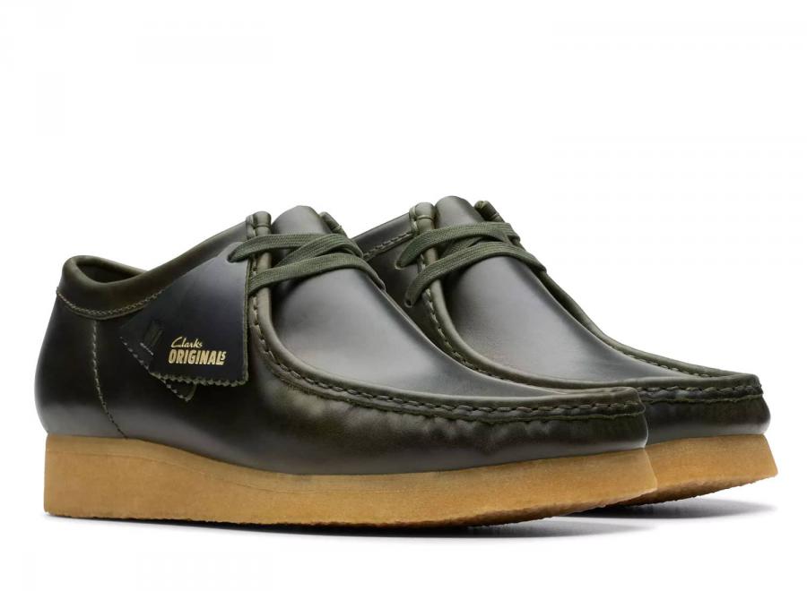 Clarks Wallabee Forest Green 26179193 - Clarks