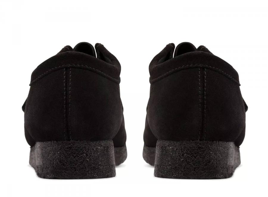 Clarks Wallabee Suede Black 261555197 - Clarks