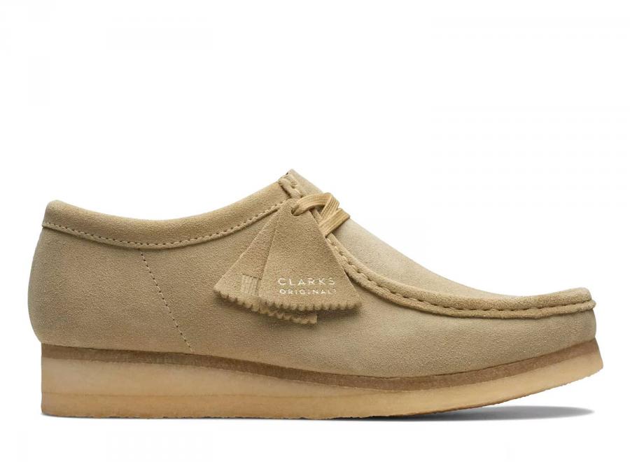 Clarks Wallabee Suede Maple 261555157 - Clarks