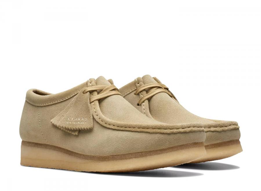 Clarks Wallabee Suede Maple 261555157 - Clarks