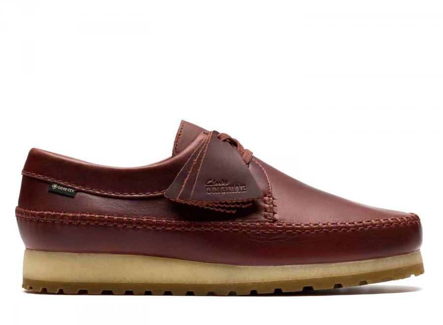 Clarks Weaver GTX RB Leather Brown 26184643 - Clarks