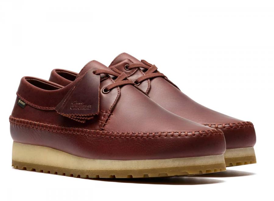 Clarks Weaver GTX RB Leather Brown 26184643 - Clarks
