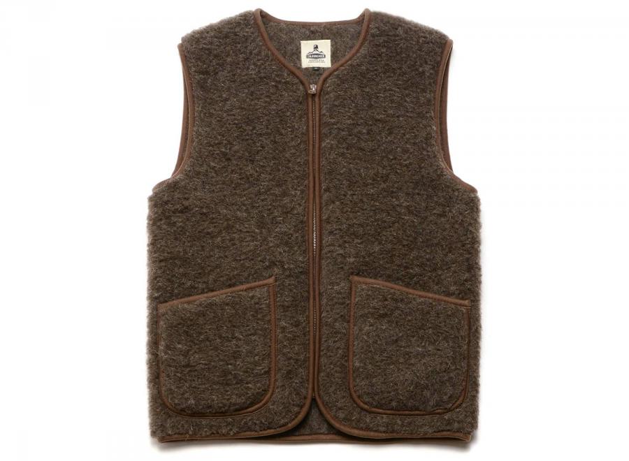 Coldbreaker Vest Pepitko Mid Brown - Coldbreaker