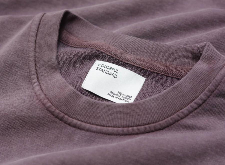 Colorful Standard Classic Organic Crew Faded Grape - Colorful Standard