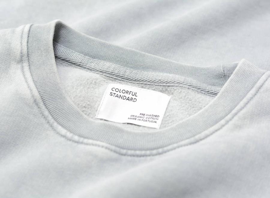 Colorful Standard Classic Organic Crew Faded Grey - Colorful Standard