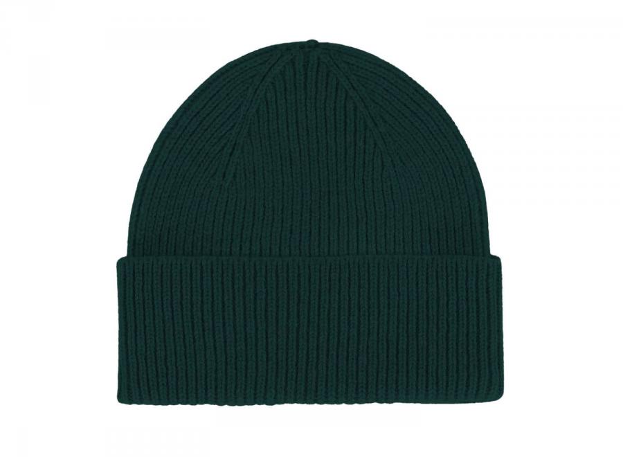 Colorful Standard Merino Wool Beanie Emerald Green - Colorful Standard