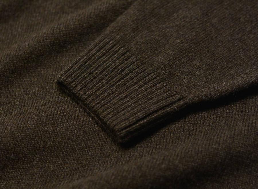 Colorful Standard Merino Wool Crew Coffee Brown - Colorful Standard