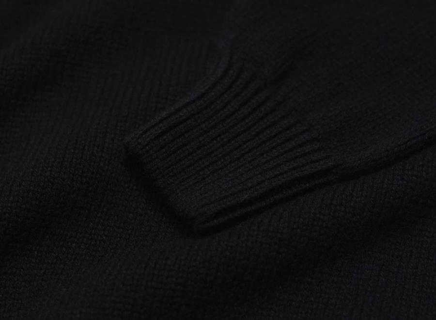 Colorful Standard Merino Wool Turtleneck Black - Colorful Standard