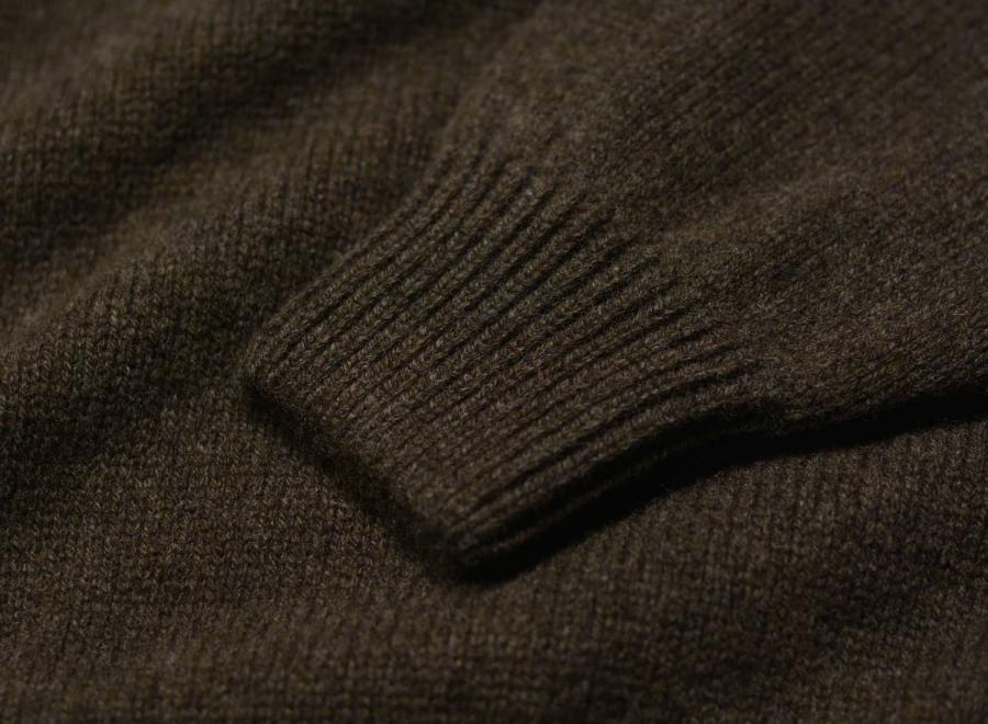 Colorful Standard Merino Wool Turtleneck Coffee Brown - Colorful Standard