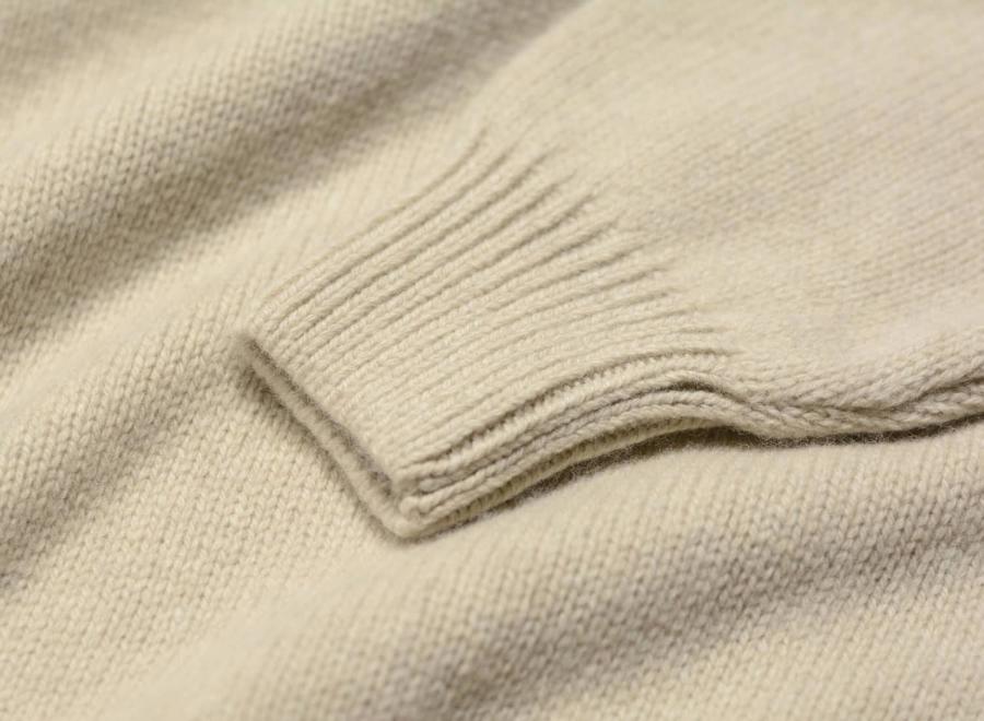 Colorful Standard Merino Wool Turtleneck Ivory White - Colorful Standard