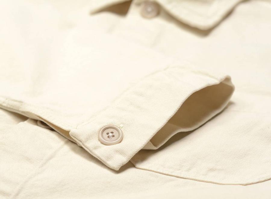 Colorful Standard Organic Workwear Jacket Ivory White - Colorful Standard