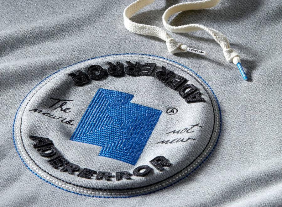 Converse X ADER ERROR Shapes Hoodie Grey 10025392-A01 - Converse