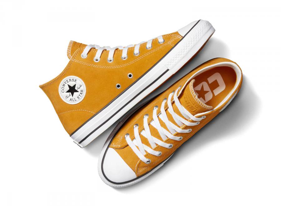 Converse CTAS Pro Mid Suede Sunflower Gold A04602C - Converse
