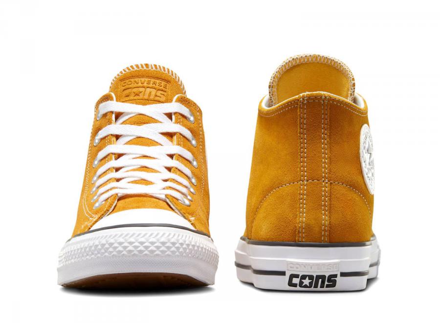 Converse CTAS Pro Mid Suede Sunflower Gold A04602C - Converse