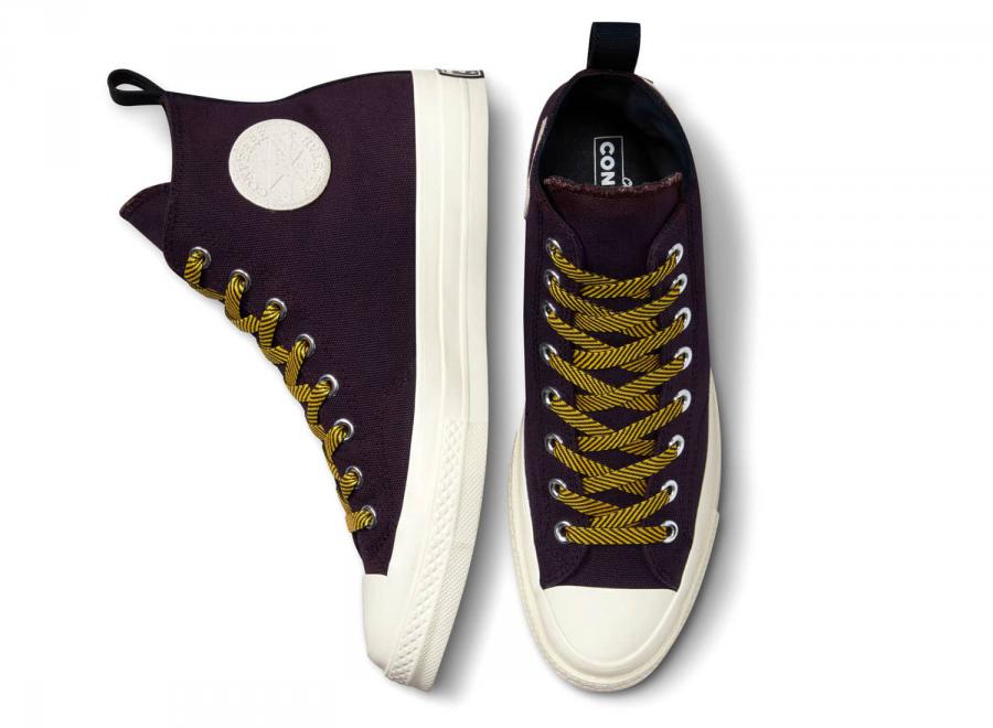Converse Chuck 70 GTX Hi Black Cherry / Yellow A01387C - Converse