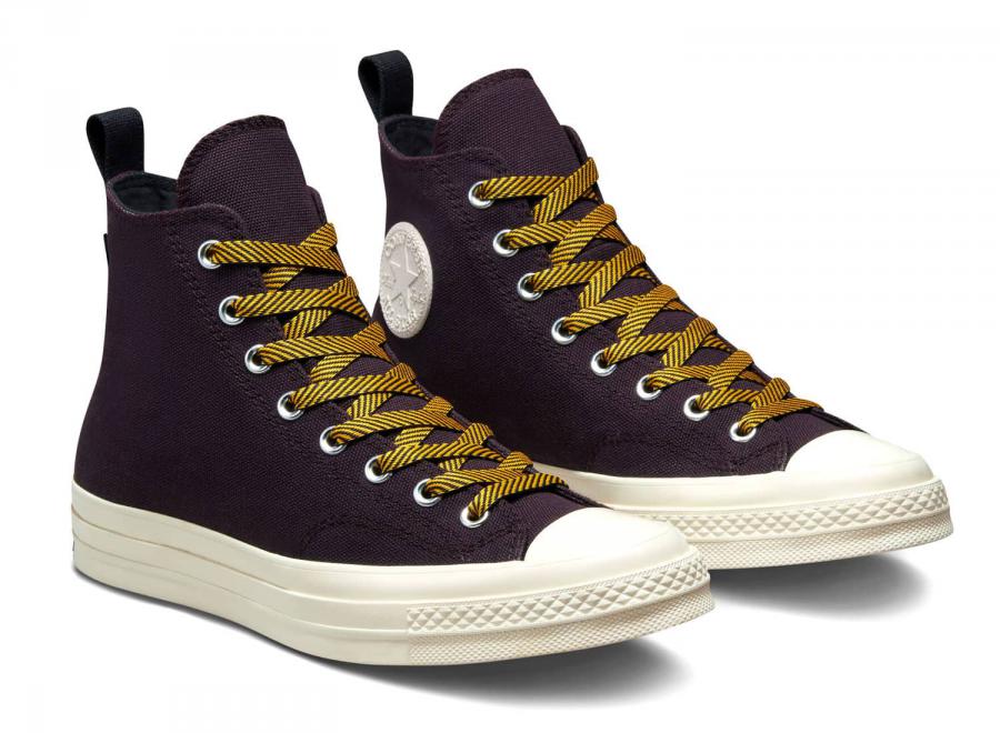 Converse Chuck 70 GTX Hi Black Cherry / Yellow A01387C - Converse