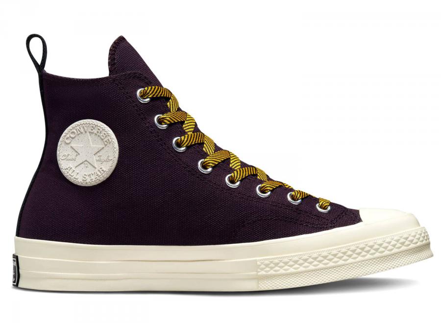 Converse Chuck 70 GTX Hi Black Cherry / Yellow A01387C - Converse
