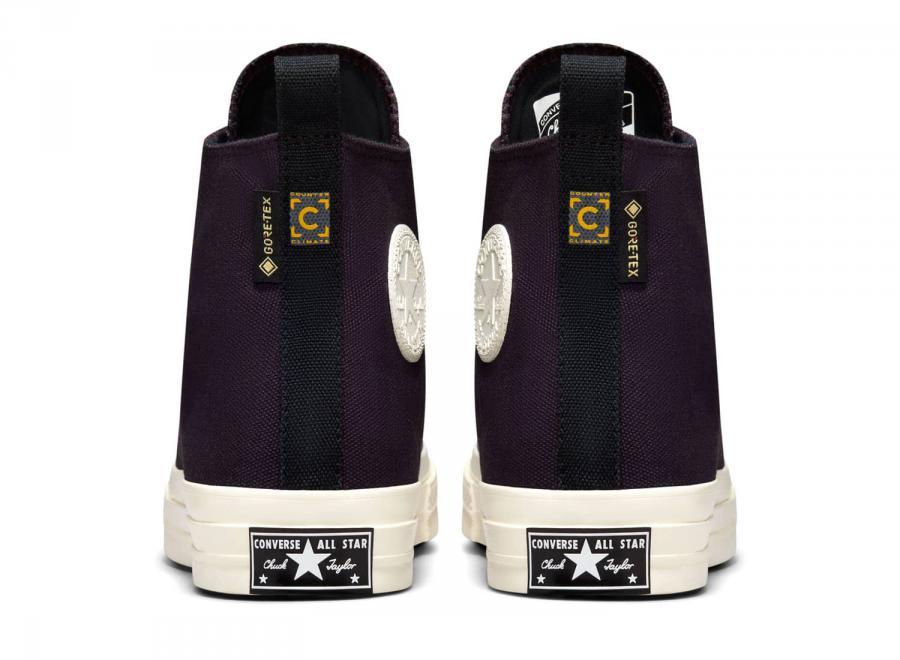 Converse Chuck 70 GTX Hi Black Cherry / Yellow A01387C - Converse