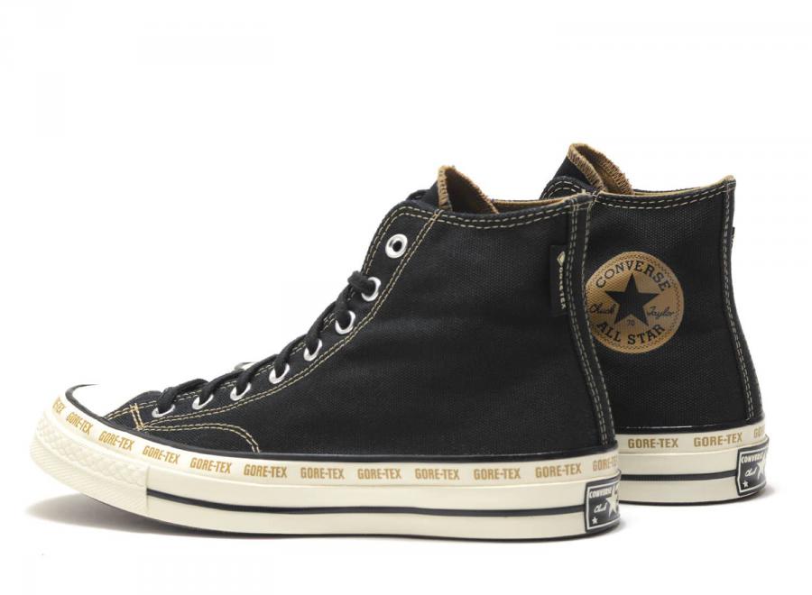 Converse Chuck 70 GTX Hi Black / Toadstool Tan A08565C - Converse