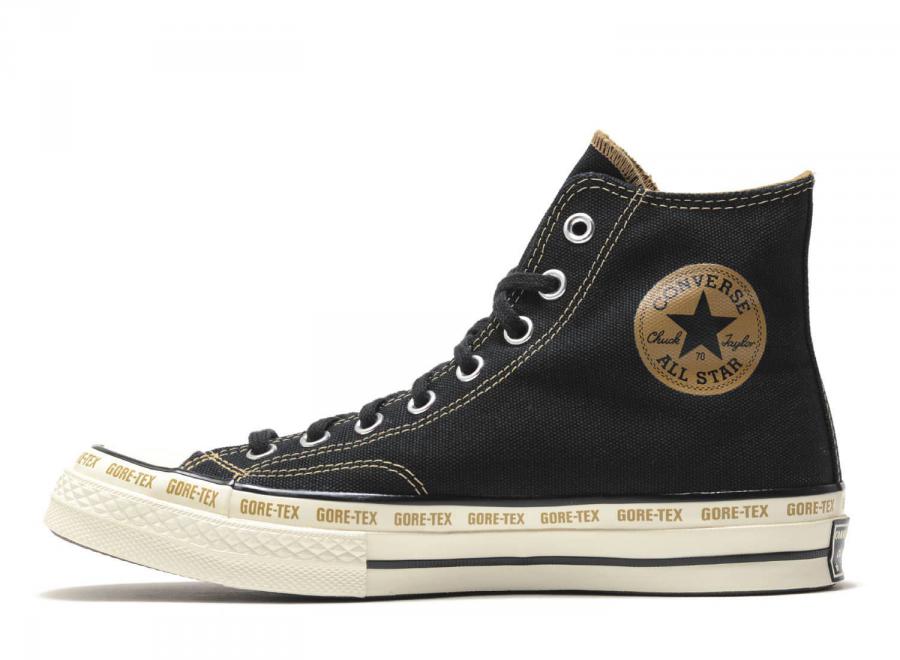 Converse Chuck 70 GTX Hi Black / Toadstool Tan A08565C - Converse