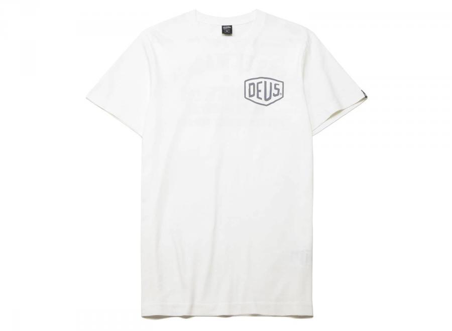 Deus Ex Machina Venice Address Tee White - Deus Ex Machina