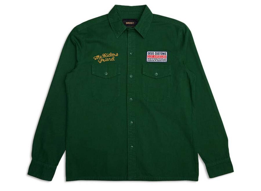 Deus Ex Machina Buckle Up Shirt Hillside Green - Deus Ex Machina