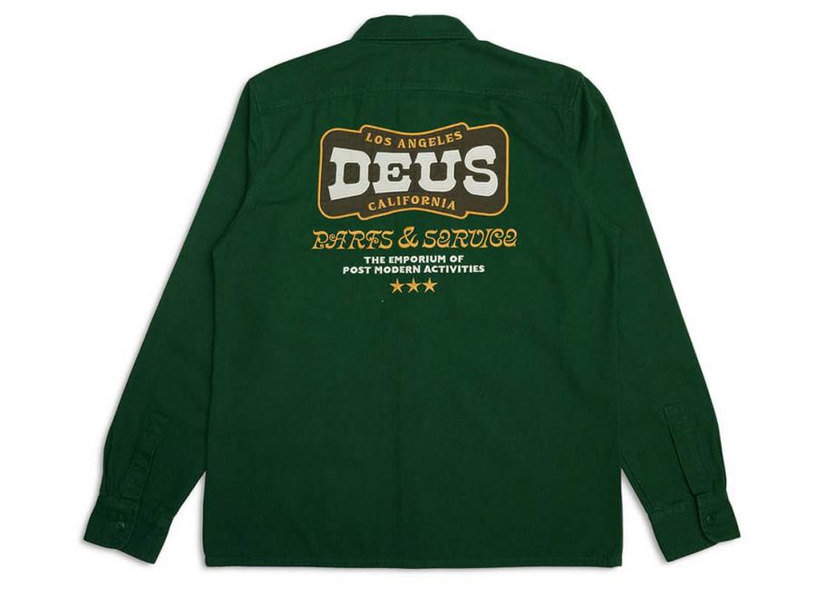 Deus Ex Machina Buckle Up Shirt Hillside Green - Deus Ex Machina