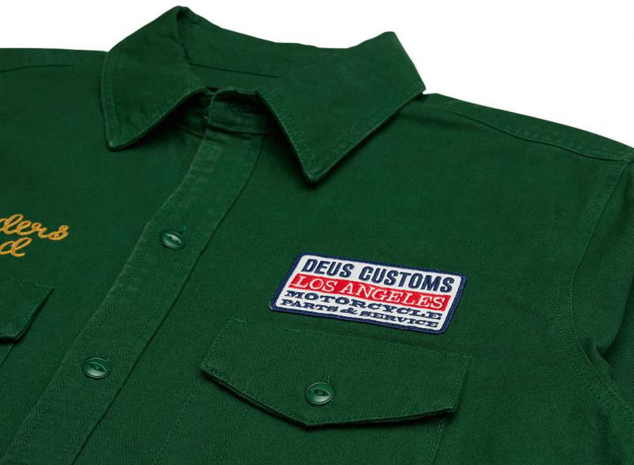 Deus Ex Machina Buckle Up Shirt Hillside Green - Deus Ex Machina