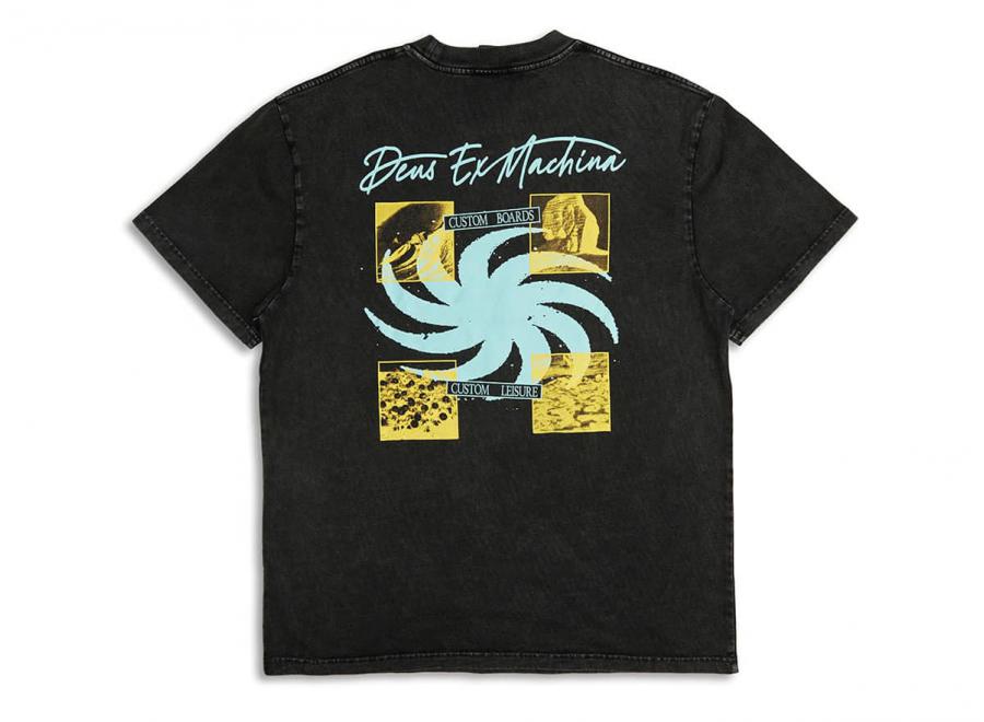 Deus Ex Machina Custom Leisure Tee Anthracite - Deus Ex Machina