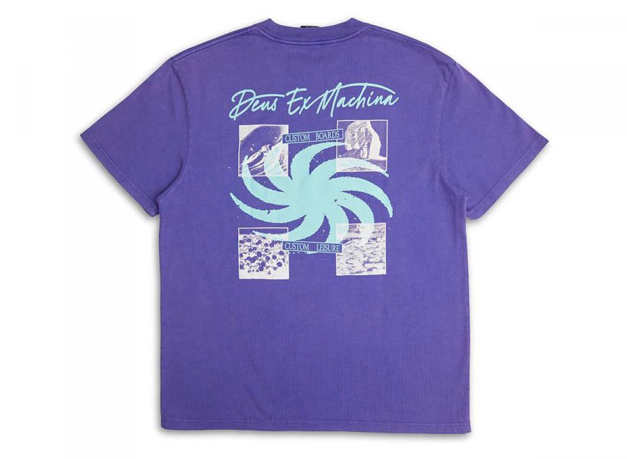 Deus Ex Machina Custom Leisure Tee Deep Blue - Deus Ex Machina
