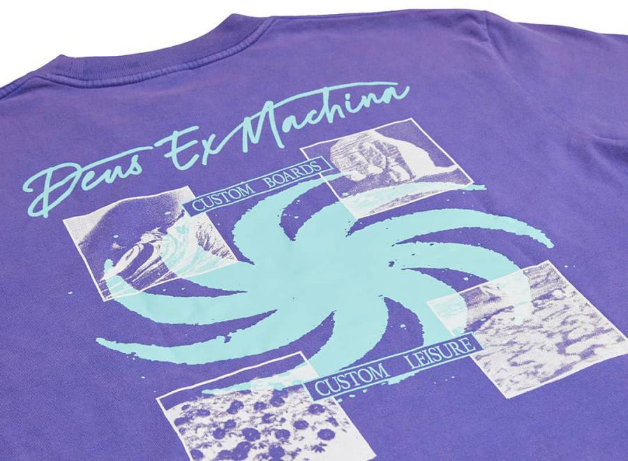 Deus Ex Machina Custom Leisure Tee Deep Blue - Deus Ex Machina