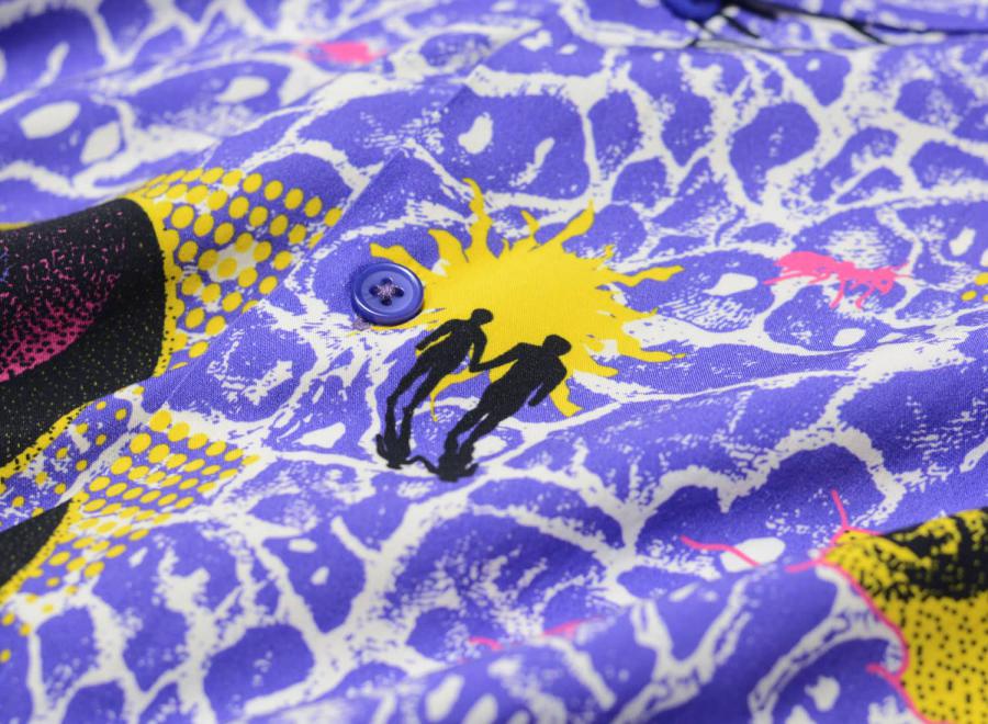 Deus Ex Machina Future History Shirt Violet - Deus Ex Machina