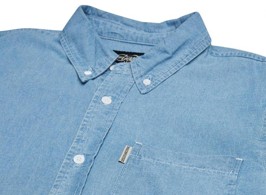 Deus Ex Machina Phoenix Bd Chambray Shirt Indigo - Deus Ex Machina