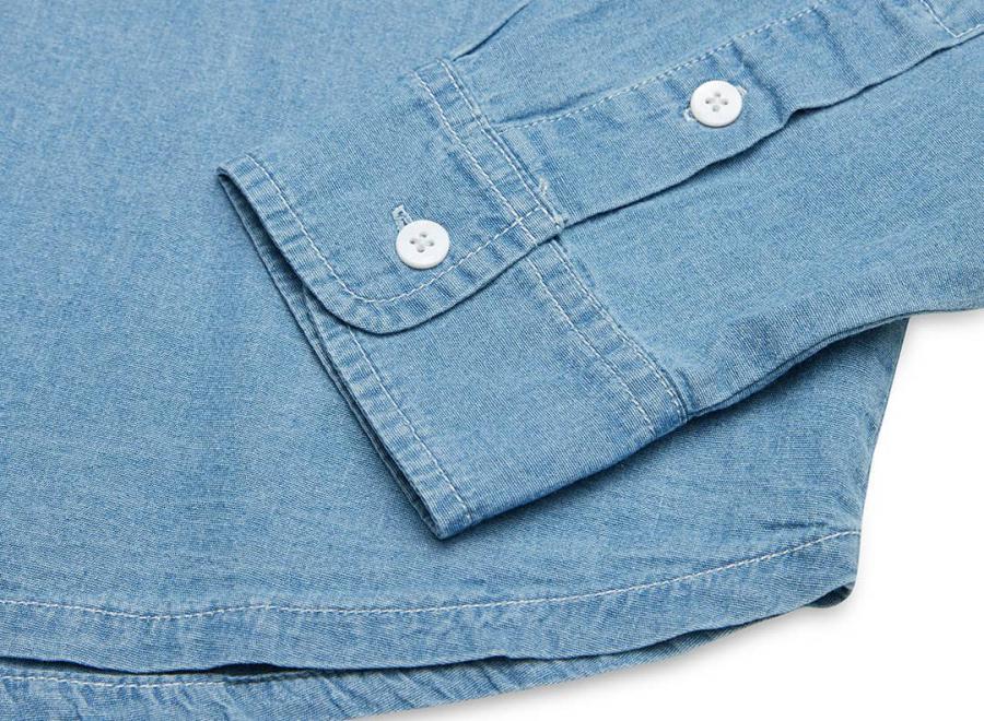Deus Ex Machina Phoenix Bd Chambray Shirt Indigo - Deus Ex Machina