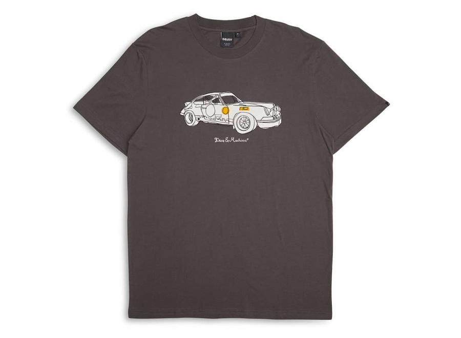 Deus Ex Machina Rally Tee Anthracite - Deus Ex Machina