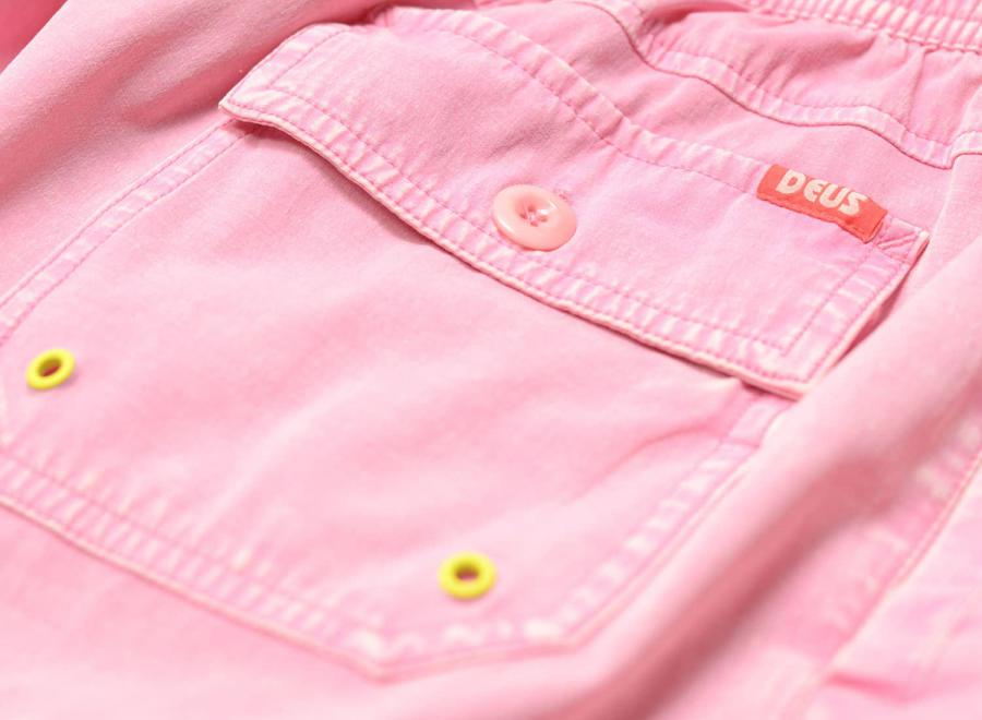 Deus Ex Machina Sandbar Acid Short Raspberry - Deus Ex Machina