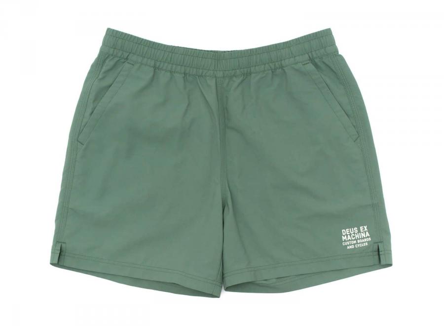 Deus Ex Machina Service Swimshort Mesh Shale Green - Deus Ex Machina