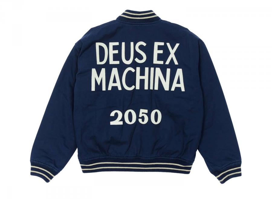 Deus Ex Machina Women 2nd Hand Bomber Mechanic Blue - Deus Ex Machina