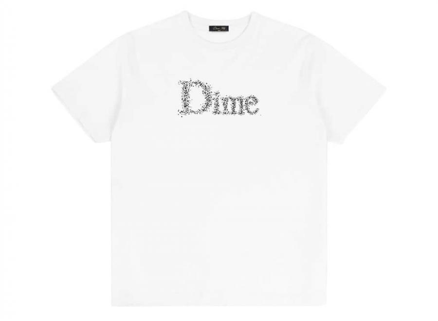 Dime Classic Sagan Tshirt White DIMESP2656TAN - Dime