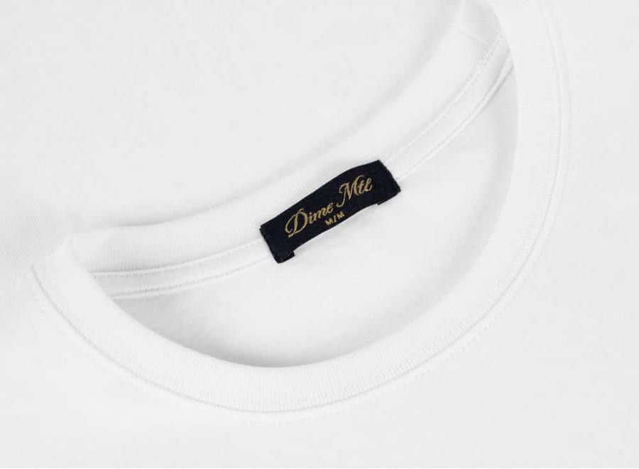 Dime Classic Sagan Tshirt White DIMESP2656TAN - Dime