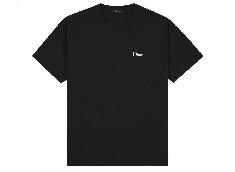 Dime Classic Small Logo Tshirt Black - Dime