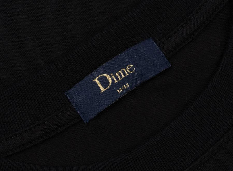 Dime Classic Small Logo Tshirt Black - Dime