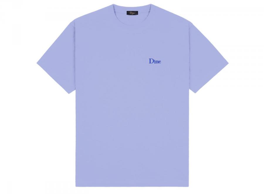Dime Classic Small Logo Tshirt Light Indigo - Dime