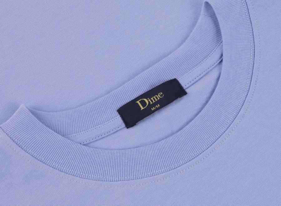 Dime Classic Small Logo Tshirt Light Indigo - Dime